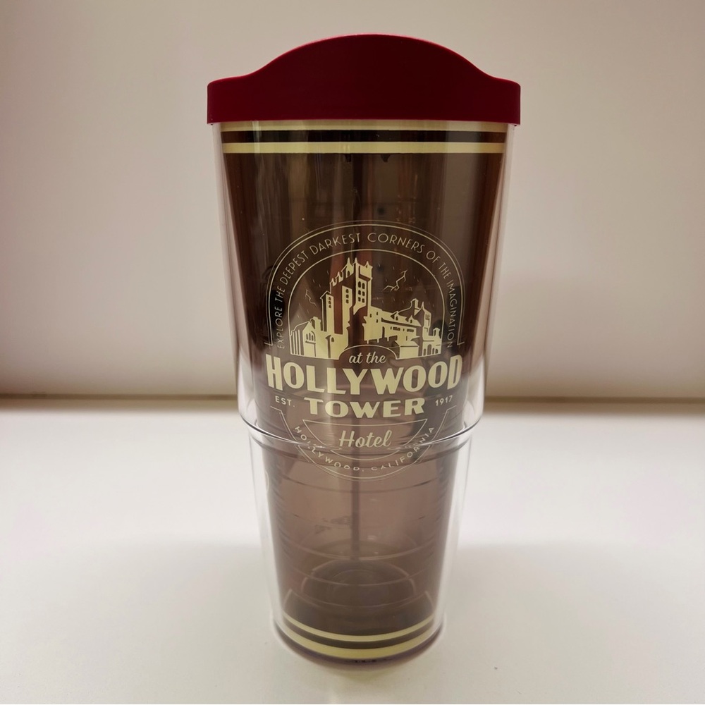 NEW Disney Tervis Tumbler Mickey & Minnie Hollywood Tower Hotel 24oz